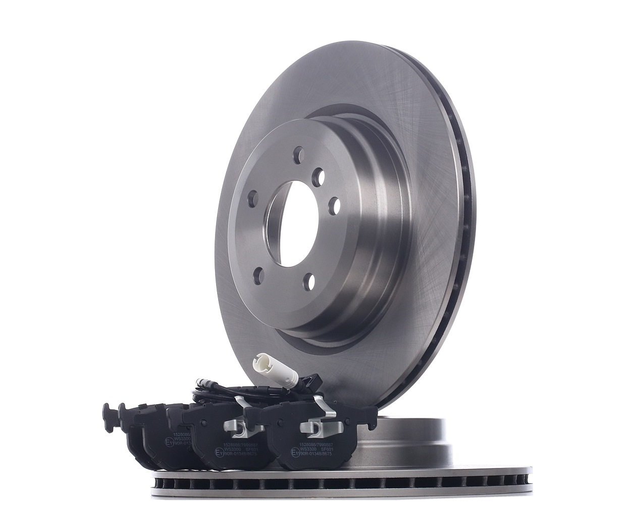 Brake disc and pad sets RIDEX 3405B1643 rating