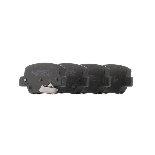 RIDEX 402B1672 Jarrupalat, levyjarru