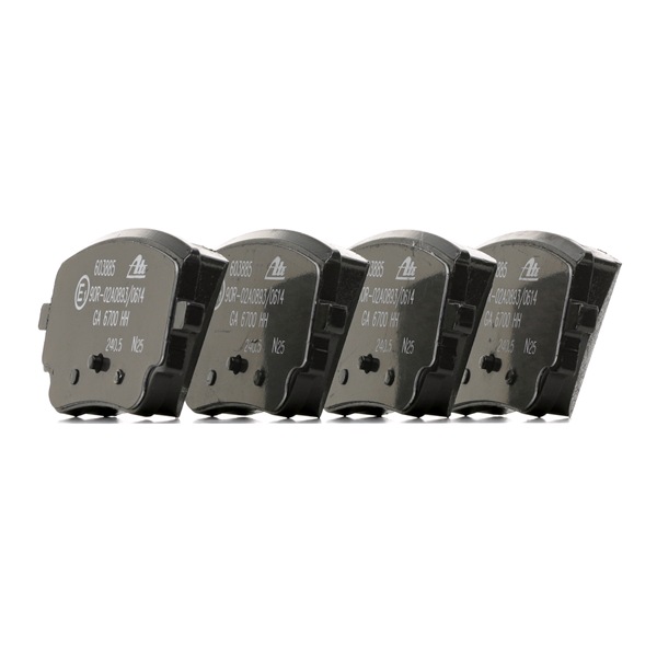 ATE 13.0470-7346.2 Brake Pad Set – Disc Brakes With Wear Warning, Compatible With Ford Kuga & S-Max