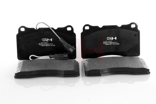 Brake pad set, disc brake GH GH-410107 rating