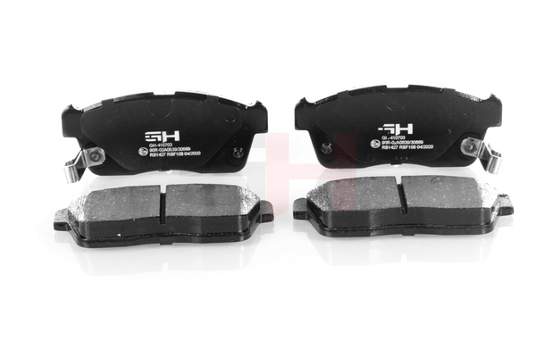 Plaquettes de frein 04465-B1010 GH GH-410703 TOYOTA, NISSAN, ALFA ROMEO, SUZUKI, SUBARU
