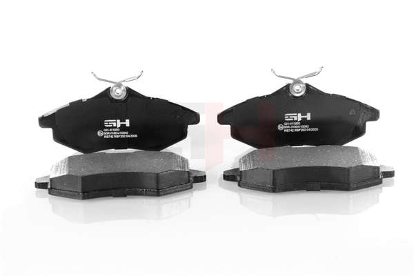 Plăcuțe de frână 16 10 489 680 GH GH-411950 VW, MERCEDES-BENZ, OPEL, FORD, PEUGEOT