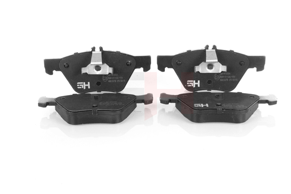 GH GH-413331 Комплект спирачно феродо, дискови спирачки ширина: 156,4mm, височина: 63,6mm, дебелина: 20mm