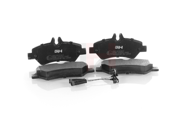 Plaquettes de frein 2E0698451H GH GH-413361 VOLKSWAGEN, MERCEDES-BENZ, AUDI