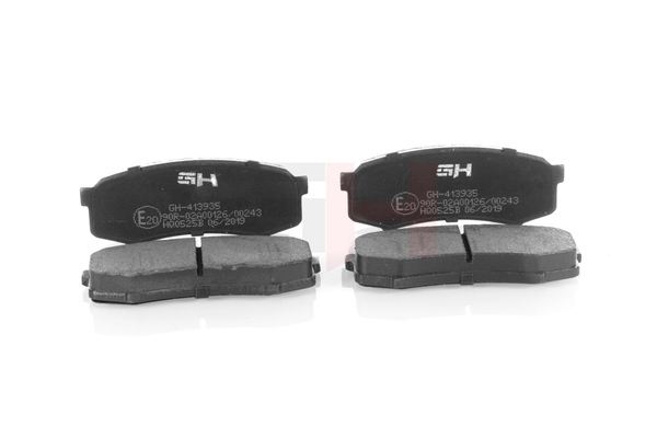 Bremsbeläge GH-413935 GH 0446660140 TOYOTA, MITSUBISHI, LEXUS, SATURN, WIESMANN