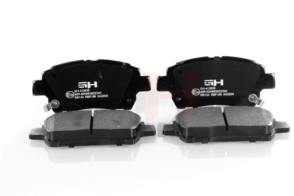 Plaquettes de frein 04465-12581 GH GH-413936 TOYOTA, LEXUS, DAIHATSU, SATURN, WIESMANN