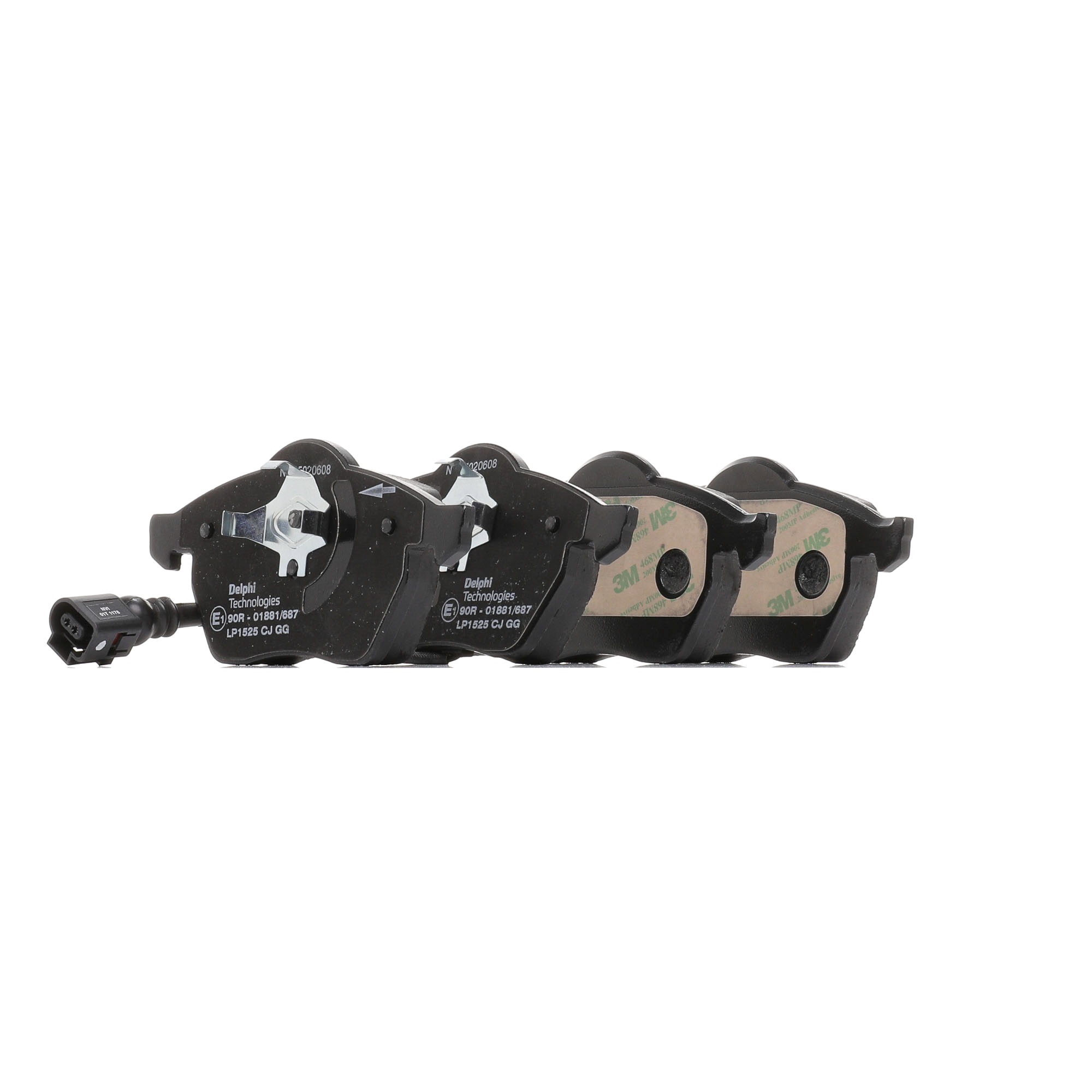 Plaquettes de frein 8N0.698.151A DELPHI LP1525 VOLKSWAGEN, AUDI, SKODA, SEAT, KIA