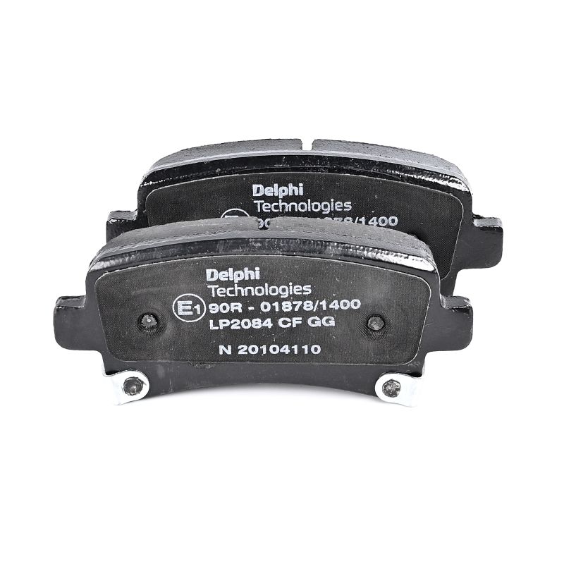 Brake pad set 16586609 DELPHI LP2084 FORD, VAUXHALL, OPEL, IVECO, HOLDEN