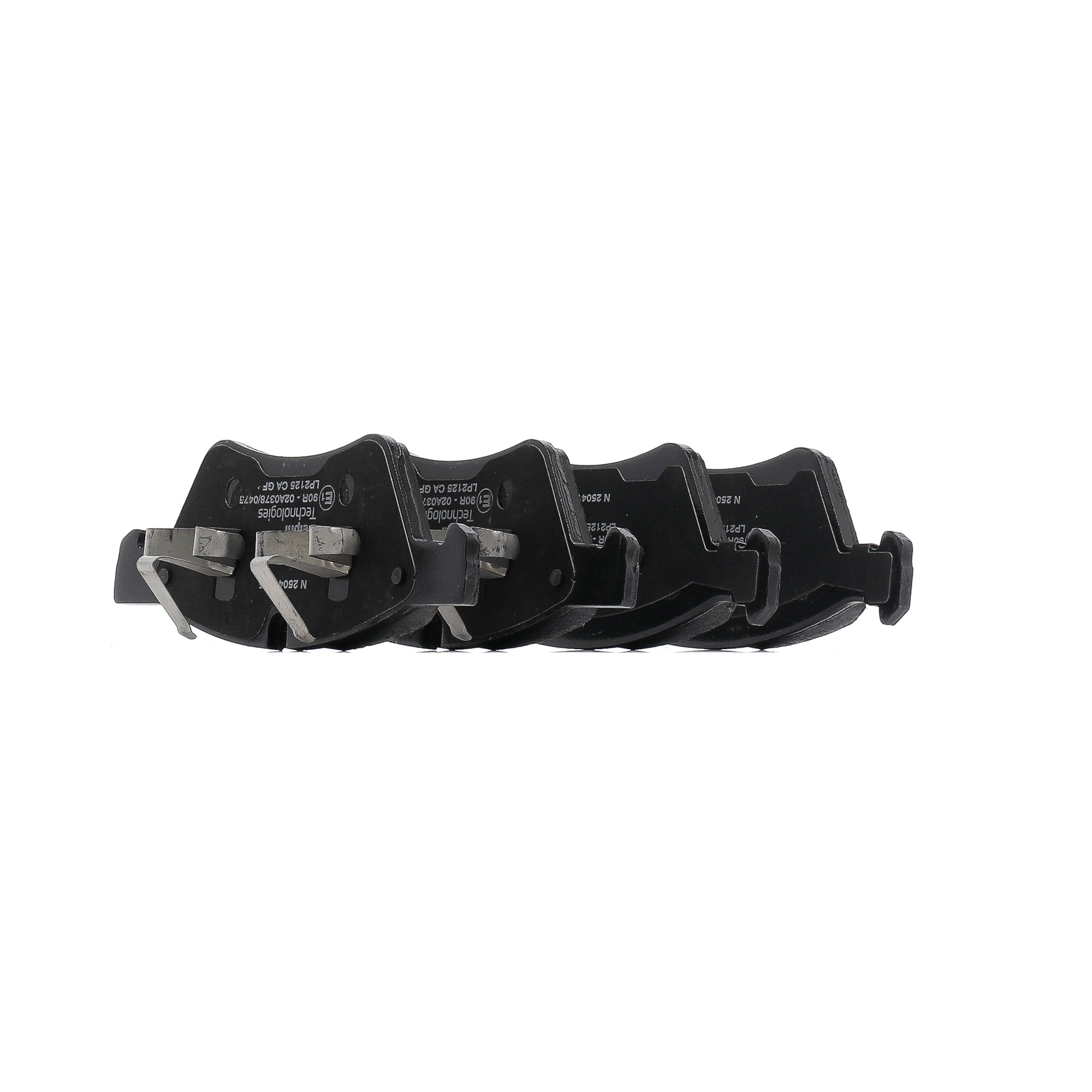 DELPHI LP2125 Remblokken Breedte 1: 193,5mm, Breedte 2 [mm]: 194,3mm, Hoogte 1: 69,9mm, Hoogte 2: 70mm, Dikte 1: 21mm, Dikte 2: 21mm