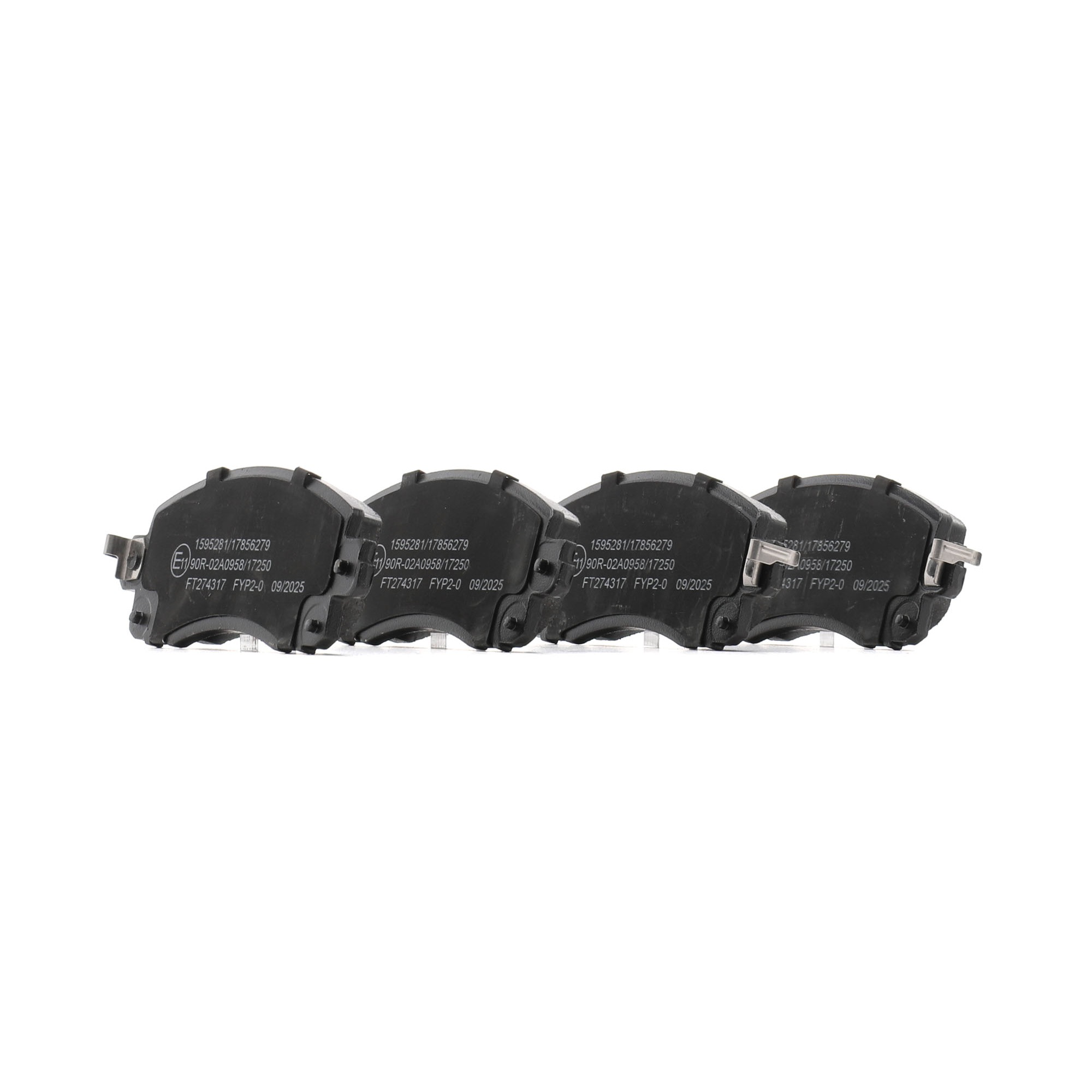 Bremsbeläge 402B1707 RIDEX 26296AN00A SUBARU