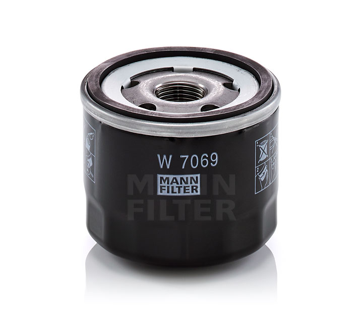Filtro de aceite 15400RZ0G01 MANN-FILTER W7069 FIAT, HONDA