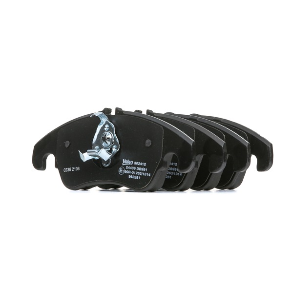 Bremsbeläge 302412 VALEO 8K0698151H VW, AUDI, FORD, SKODA, SEAT