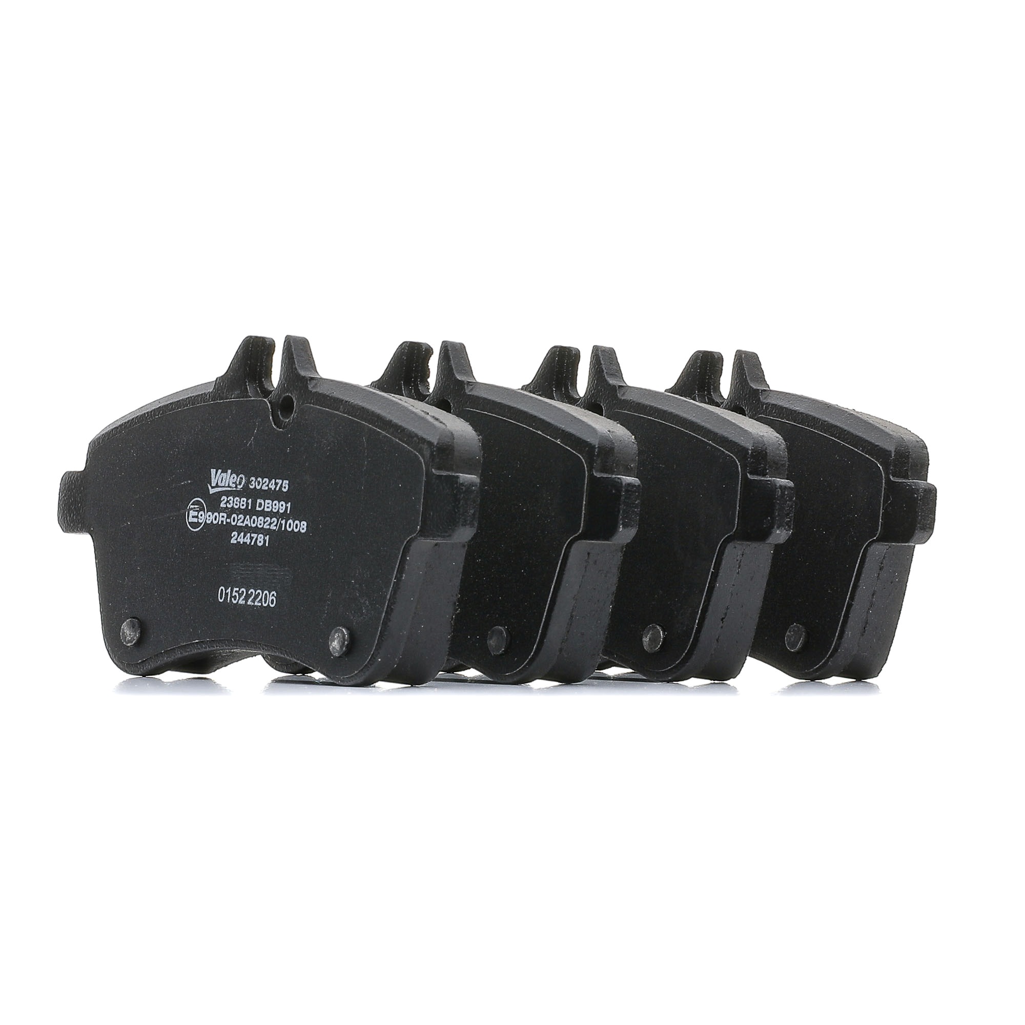 Plaquettes de frein 169420 08 20 VALEO 302475 MERCEDES-BENZ, SMART