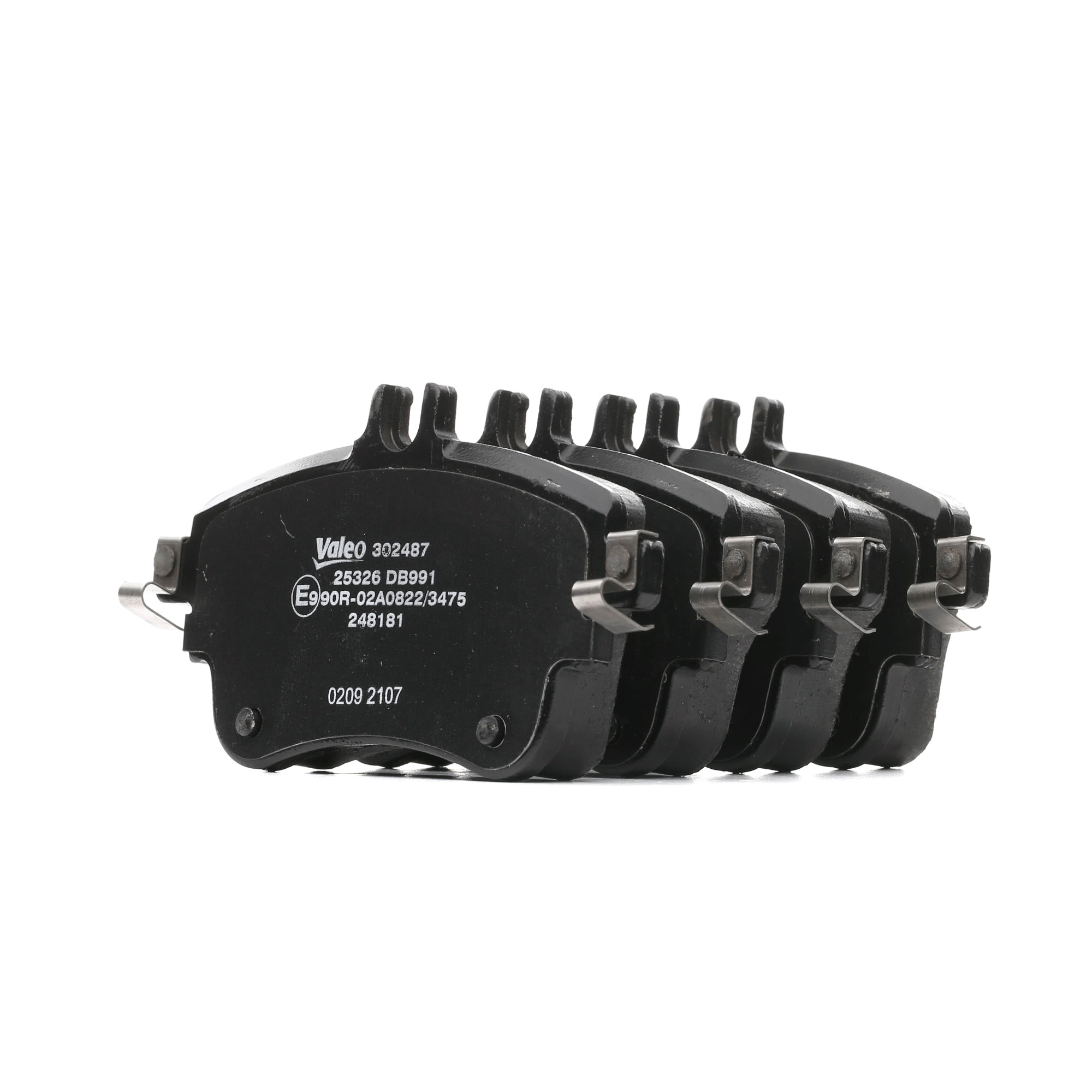 Brake pad set, disc brake VALEO 302487 rating