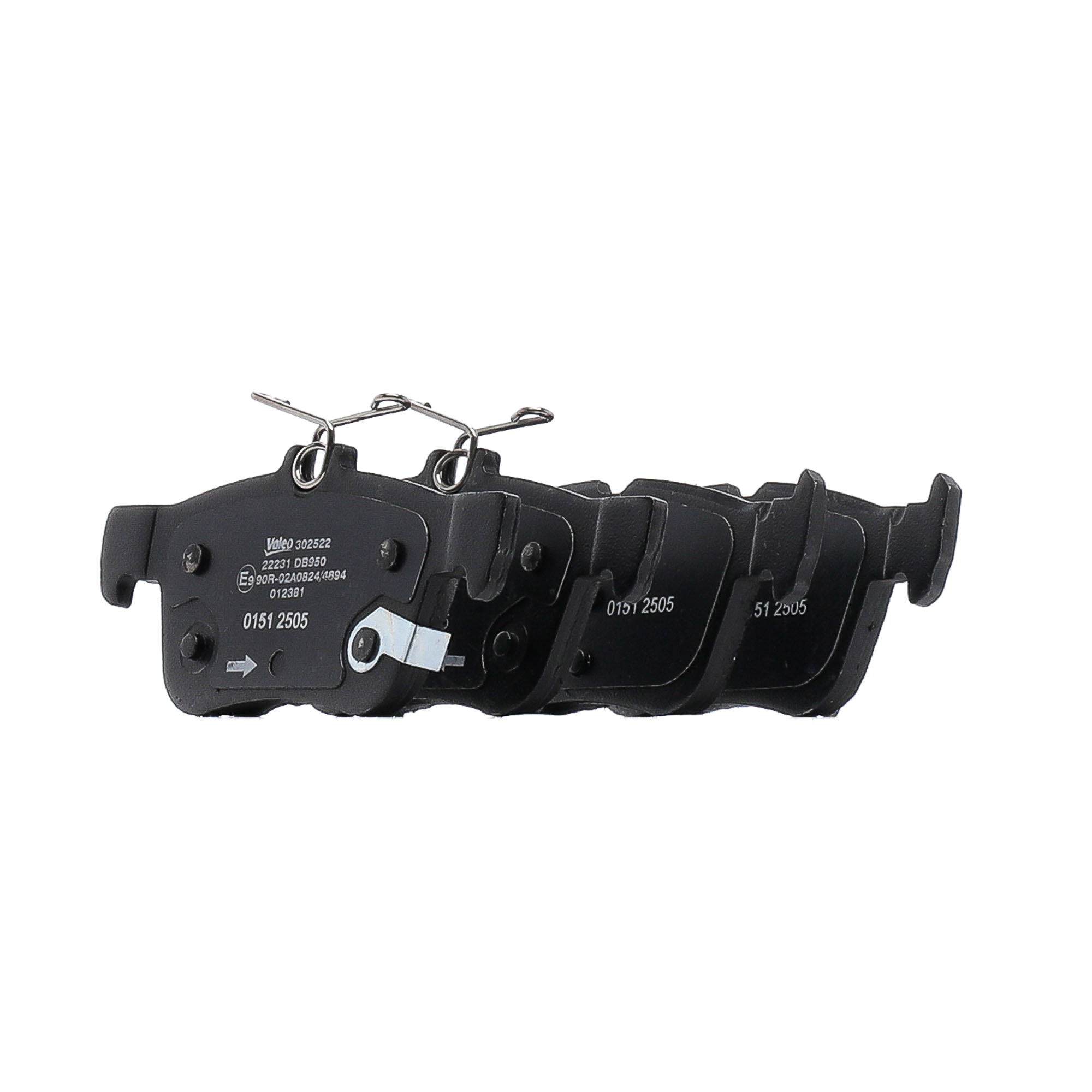 Bremsbeläge 302522 VALEO 2367295 FORD