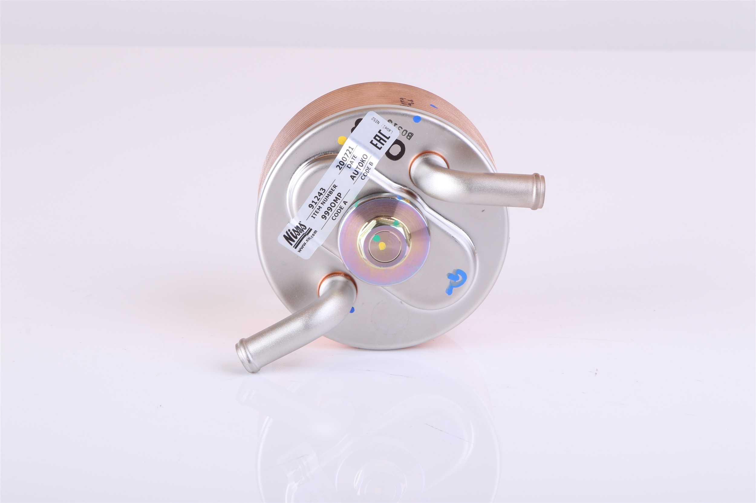 NISSENS 91243 MITSUBISHI ECLIPSE Olieradiator originale pris