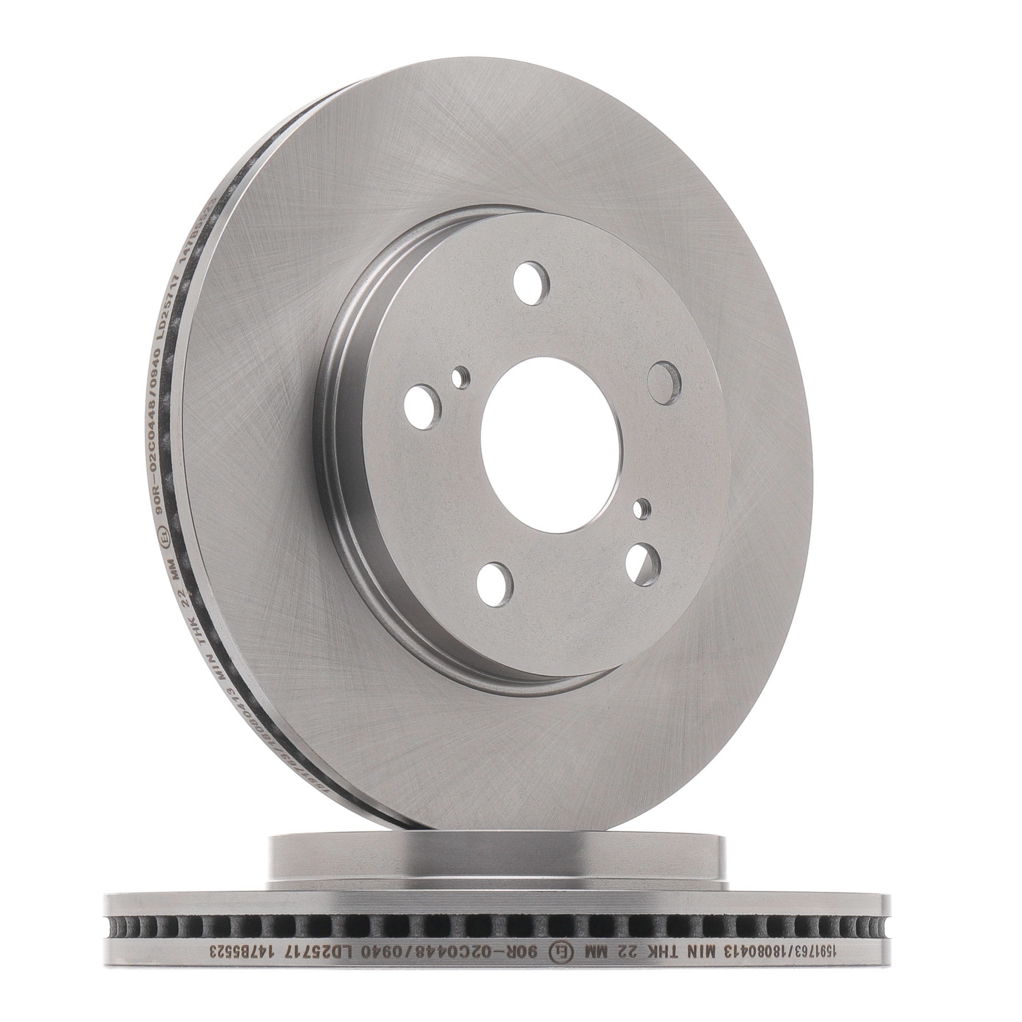 Bremsscheibe 82B3069 RIDEX 4351202390 TOYOTA, SUZUKI, LEXUS