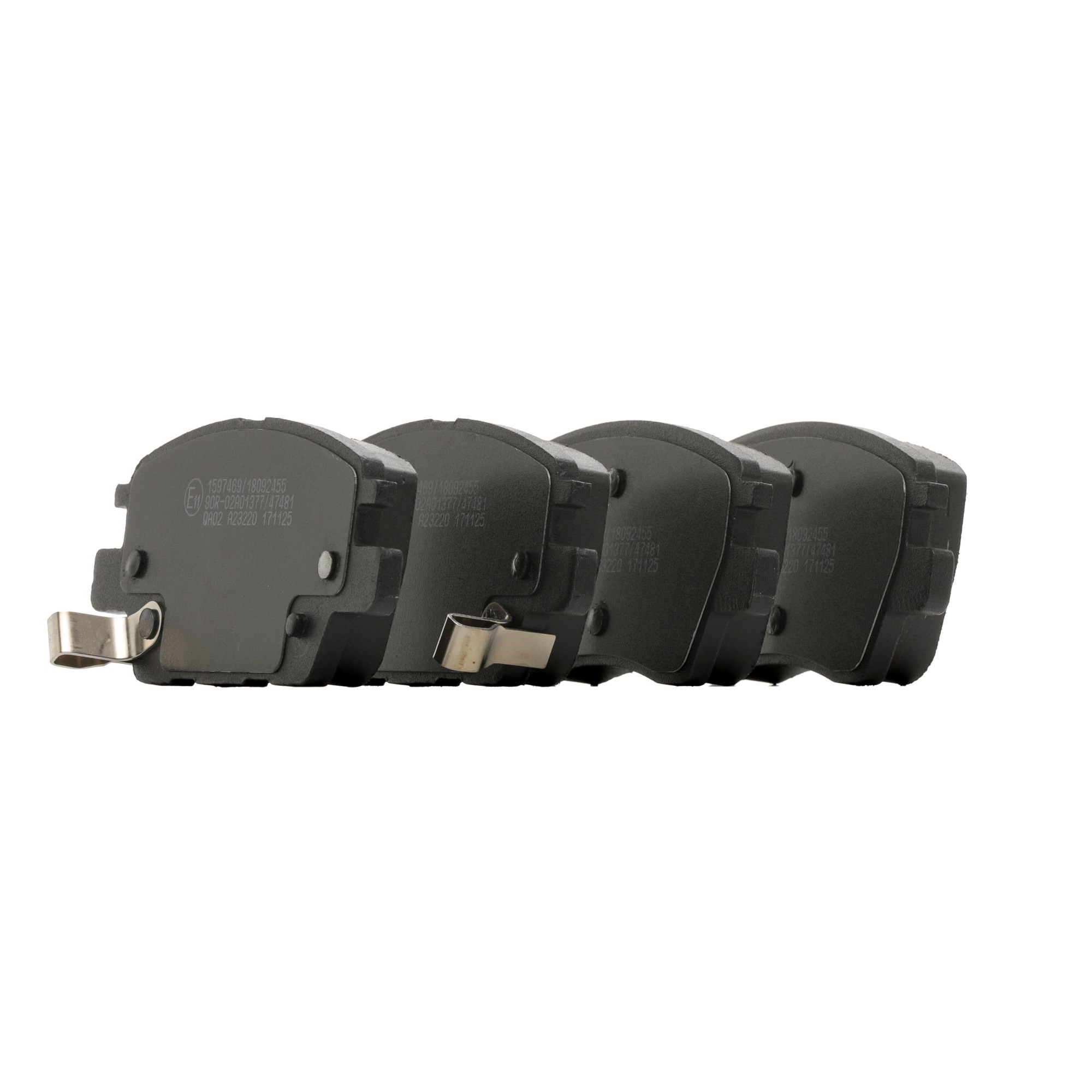 Juego de pastillas de freno 3902 1615 RIDEX 402B1739 PEUGEOT, CITROЁN, OPEL, CHEVROLET, VAUXHALL