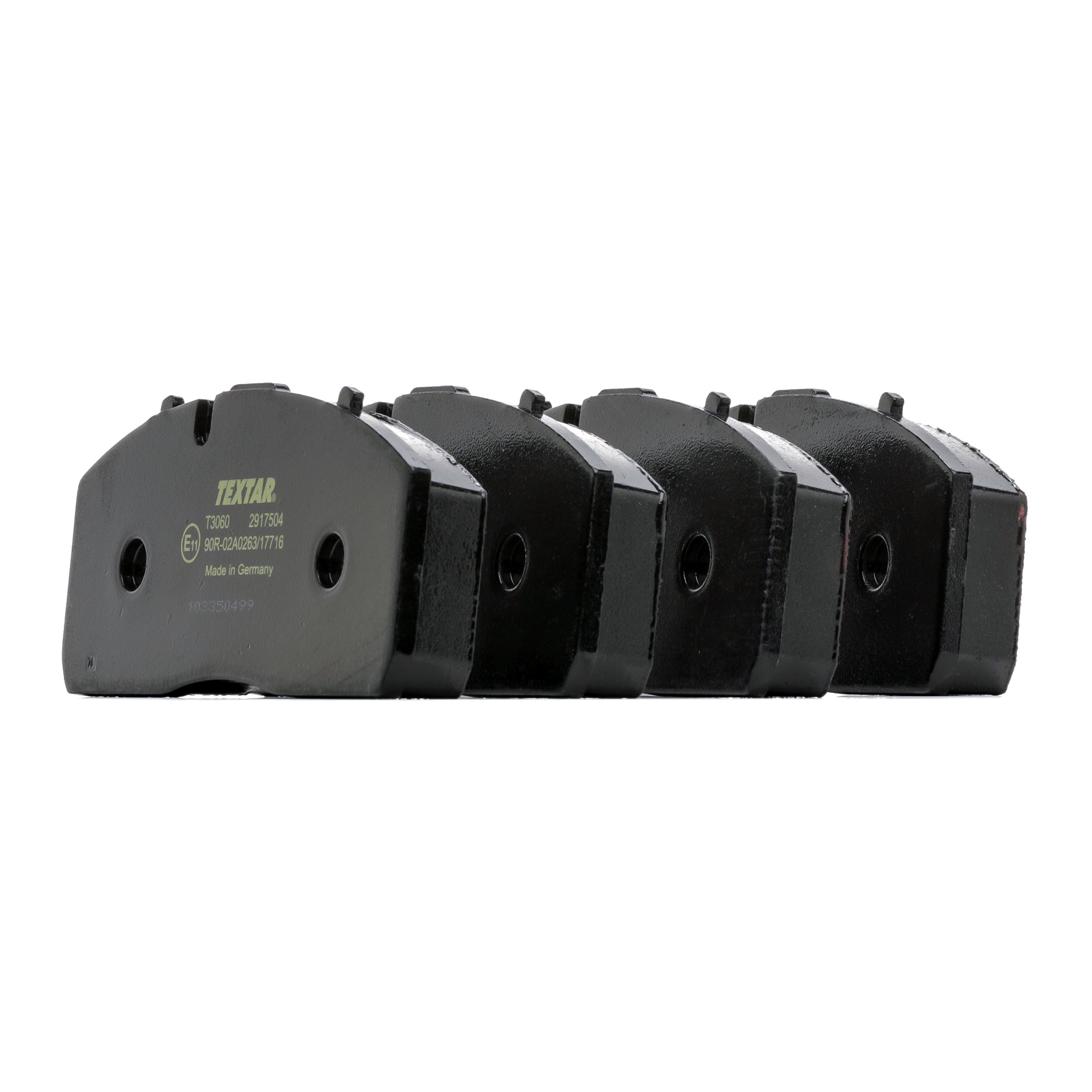 TEXTAR 2917504 Plaquettes de frein Largeur: 210,3mm, Hauteur: 94mm, Épaisseur: 30mm