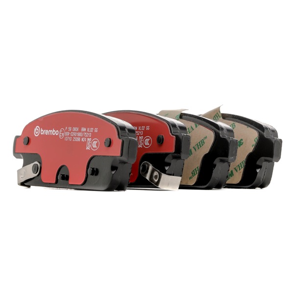 Bremsbeläge P 59 080X BREMBO 13300868 OPEL, CHEVROLET, DAEWOO, VAUXHALL, GMC