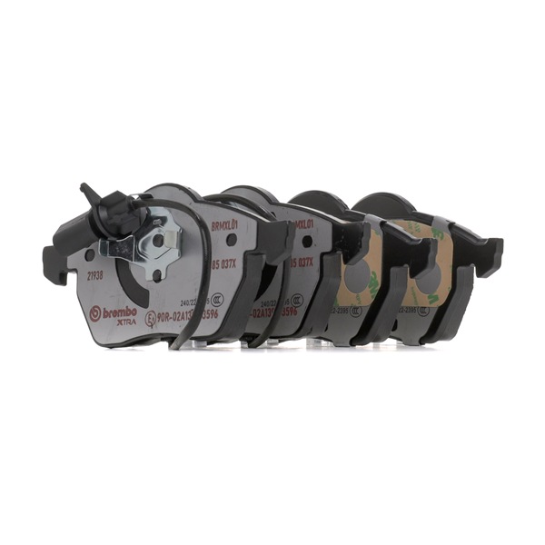 Pastilhas de travão 4B0 698 151 B BREMBO P85037X VW, AUDI, FORD, SEAT, HONDA