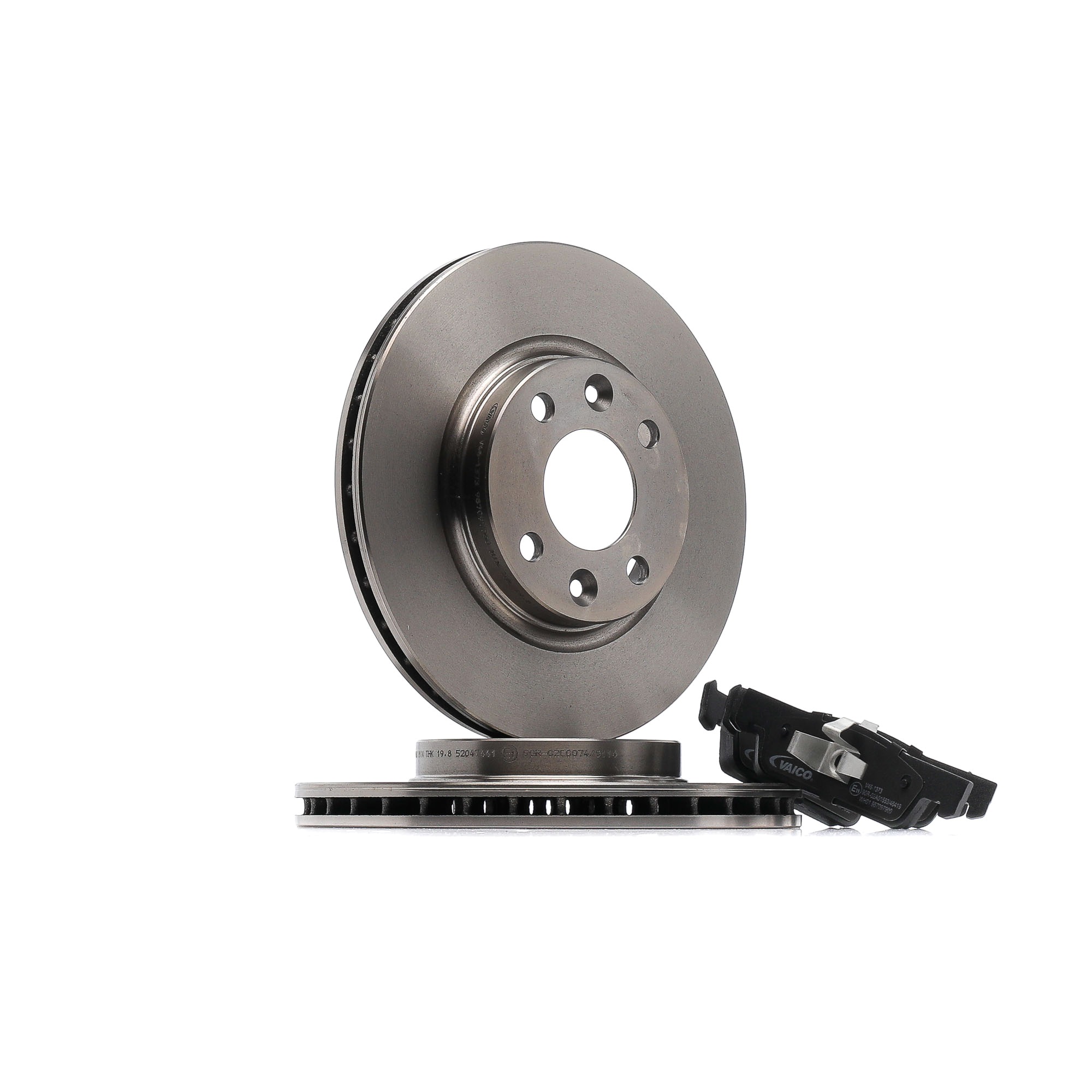 V46-1373 VAICO 41 06 0258 81R Brake discs and pads set