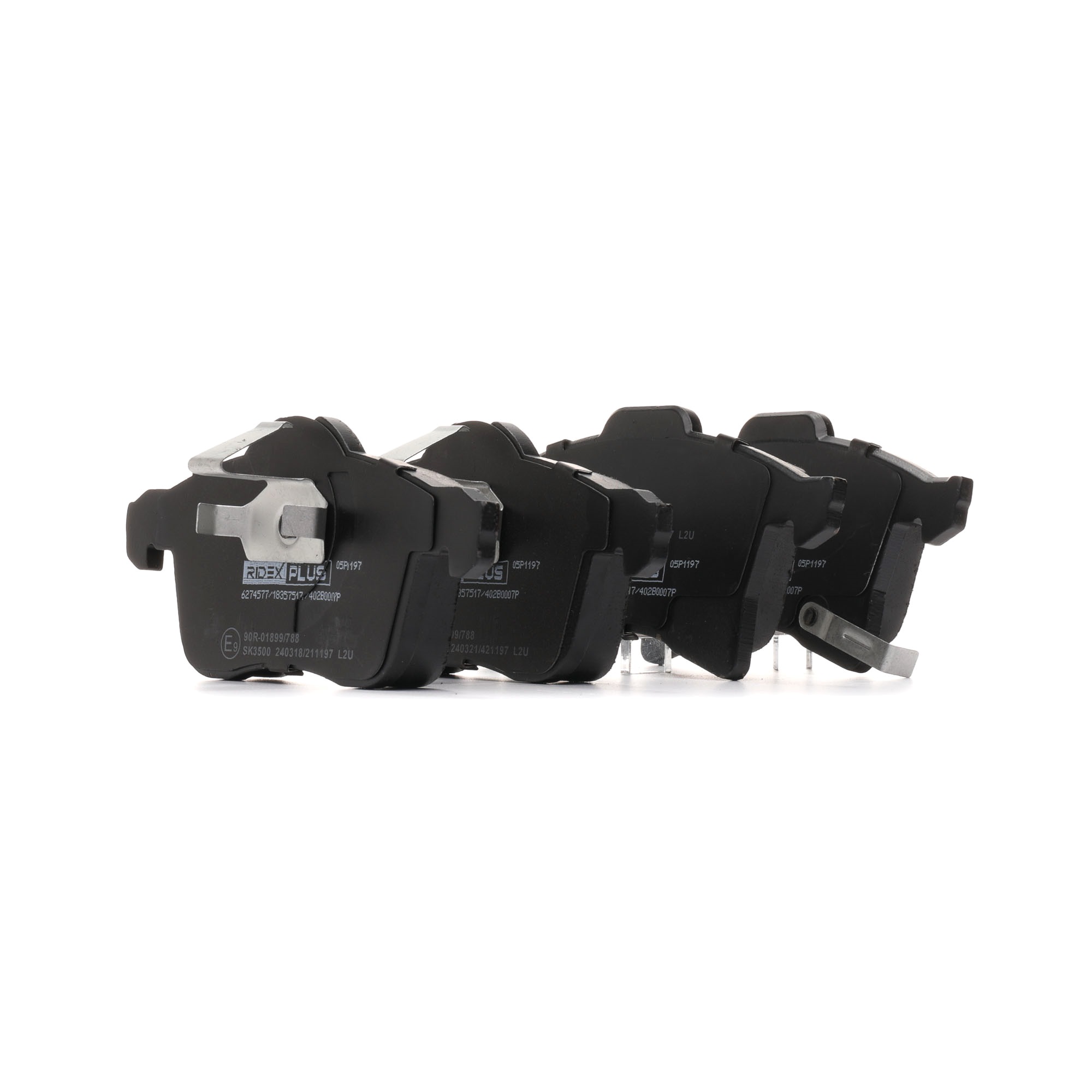 RIDEX PLUS Jarrupalat Etuakseli 402B0007P Jarrupalasarja,Jarrupala, Levyjarru OPEL,VAUXHALL,Corsa D Schrägheck (S07),ZAFIRA B (A05)