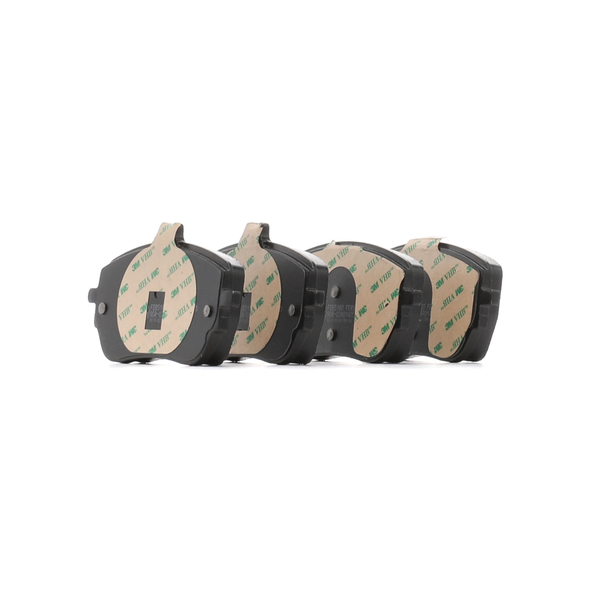 FERODO FDB5180 Комплект спирачно феродо, дискови спирачки ширина: 133,8mm, височина: 72,2mm, дебелина: 18,8mm