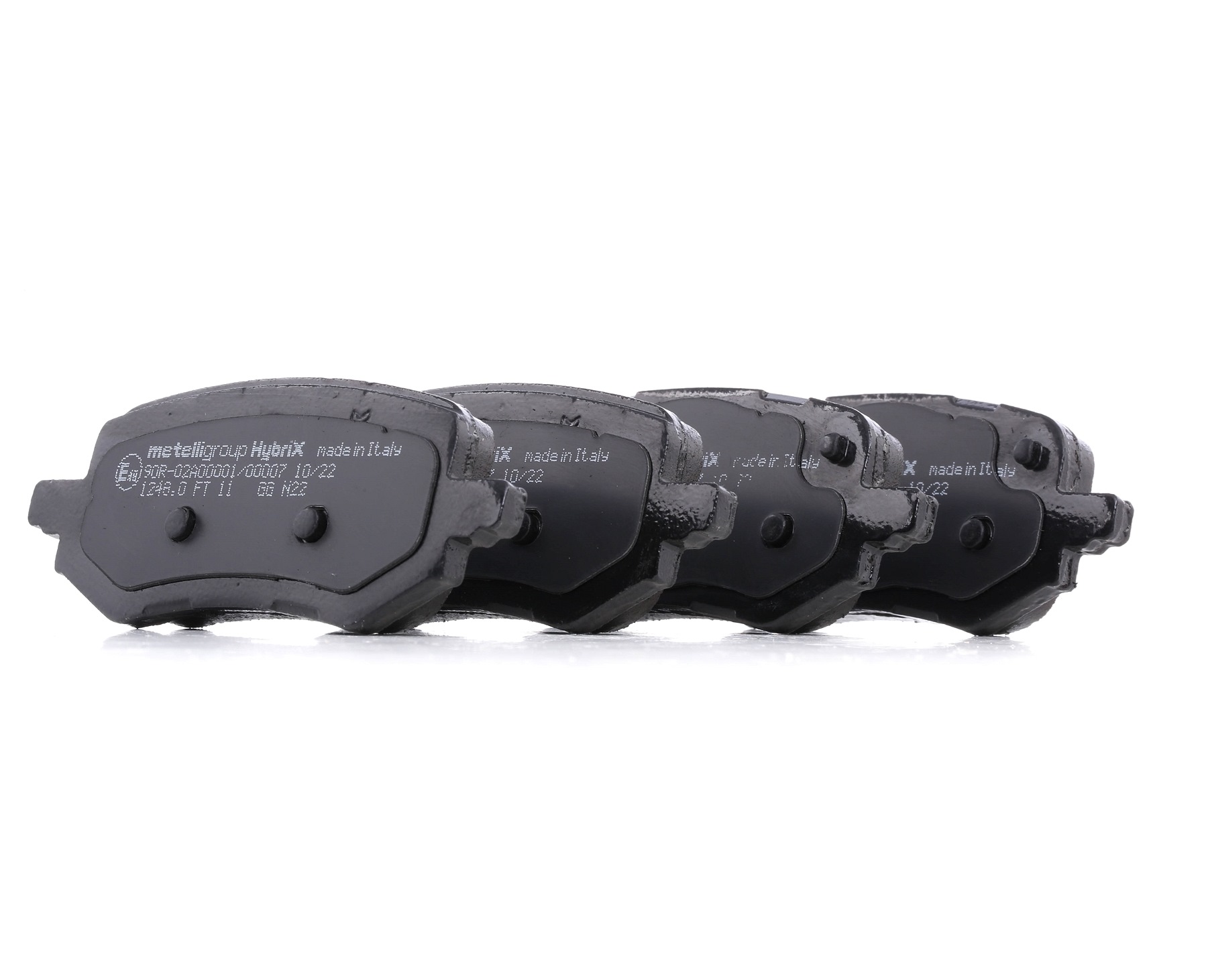 METELLI 22-1248-0 Sada brzdových destiček, kotoučová brzda Šířka 1: 102,1mm, Výška 1: 40,7mm, Tloušťka/síla 1: 14,5mm