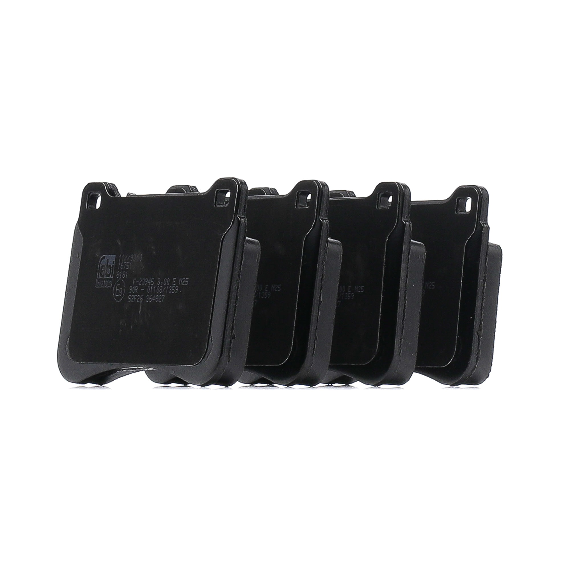 FEBI BILSTEIN 16751 Plăcuțe de frână Latime: 80mm, Grosime 1: 17mm