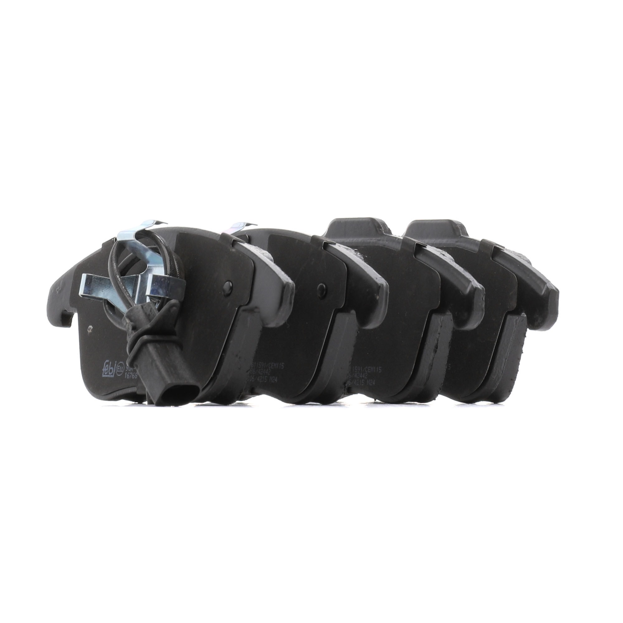 FEBI BILSTEIN 16768 Sada brzdových destiček, kotoučová brzda Šířka: 66,6, 72,1mm, Tloušťka/síla 1: 19,5mm