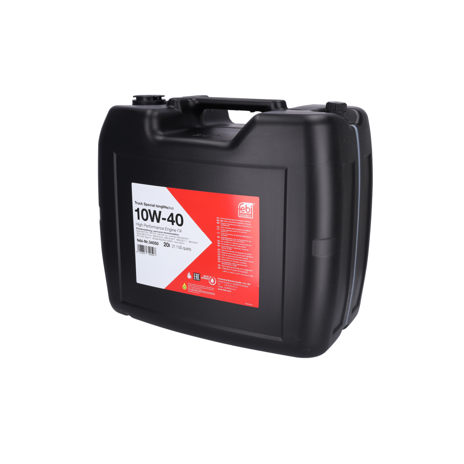 FEBI BILSTEIN Truck Special Longlife Plus 10W-40 ACEA E6 20I