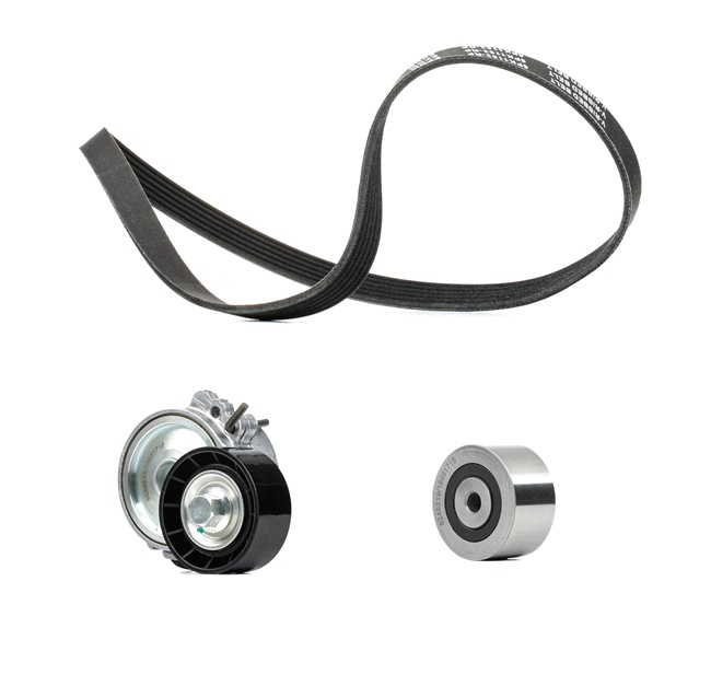 Keilrippenriemensatz 542R0052P RIDEX PLUS 5750GX VW, MERCEDES-BENZ, BMW, OPEL, FORD
