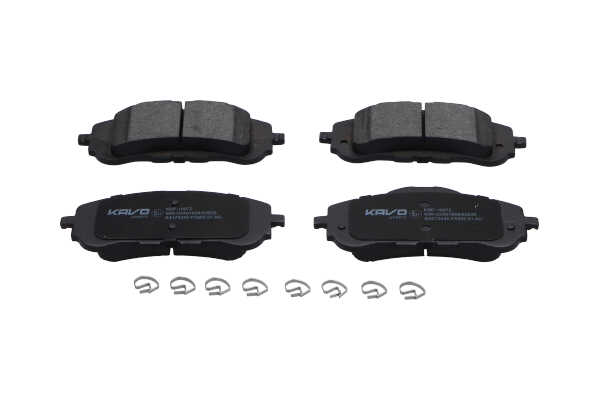 Brake pad set, disc brake KAVO PARTS KBP-10072 rating
