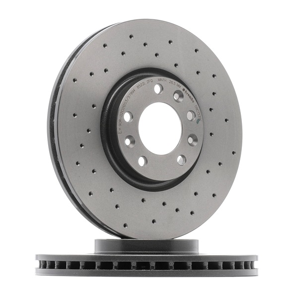 Disque de frein SU00-1A9002 BREMBO 09.C133.1X PEUGEOT, CITROЁN, TOYOTA, LEXUS