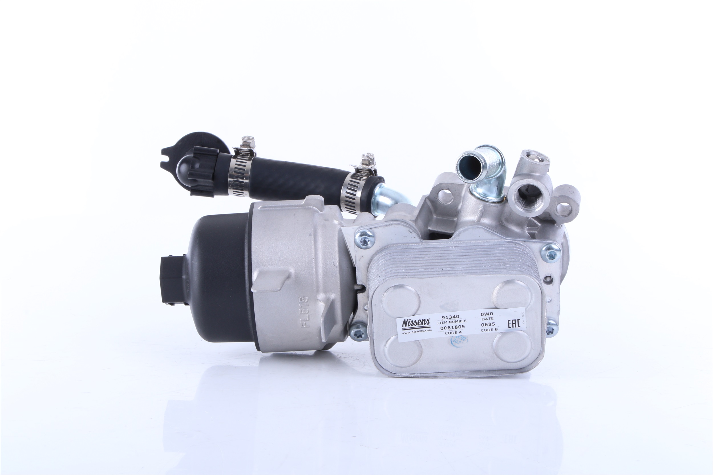 Enfriador de aceite 30725675 NISSENS 91340 PEUGEOT, CITROЁN, FORD, TOYOTA, FIAT