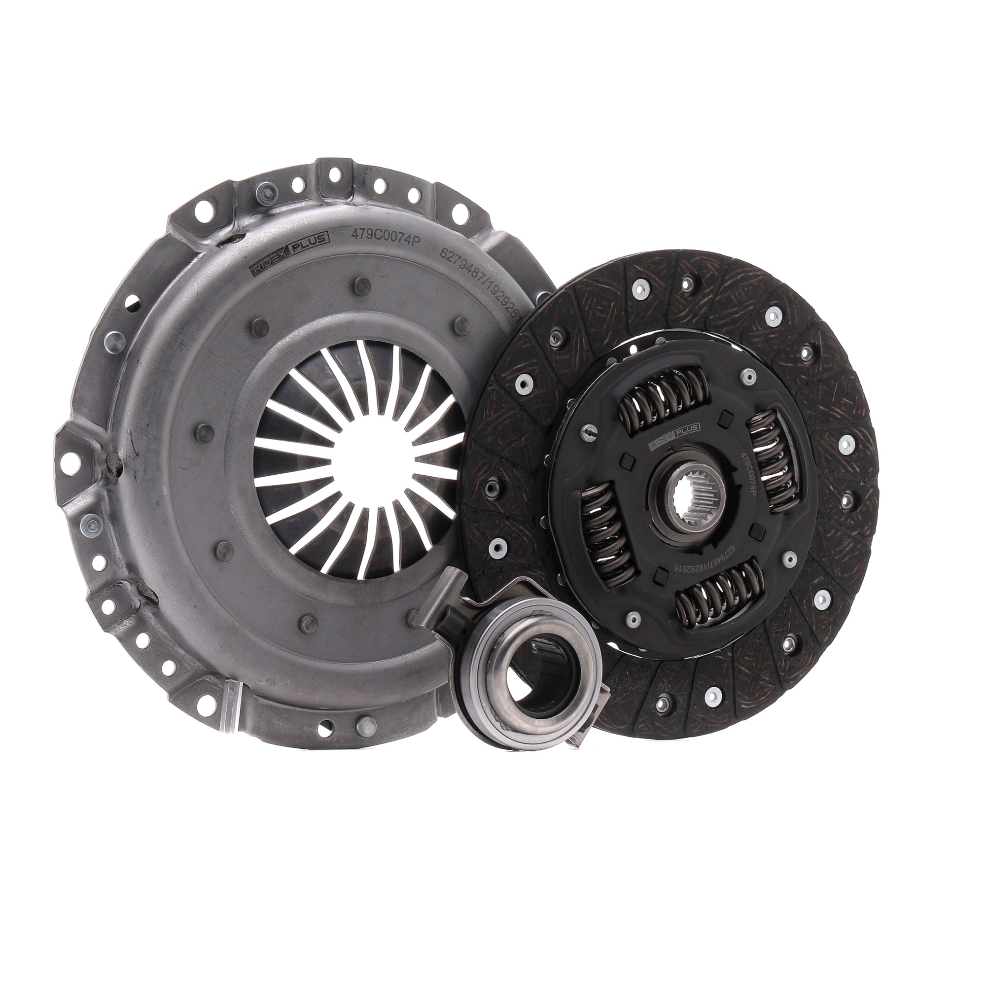RIDEX PLUS 479C0074P Kupplung komplett FIAT GRANDE PUNTO 1.3 D Multijet 75 PS Diesel