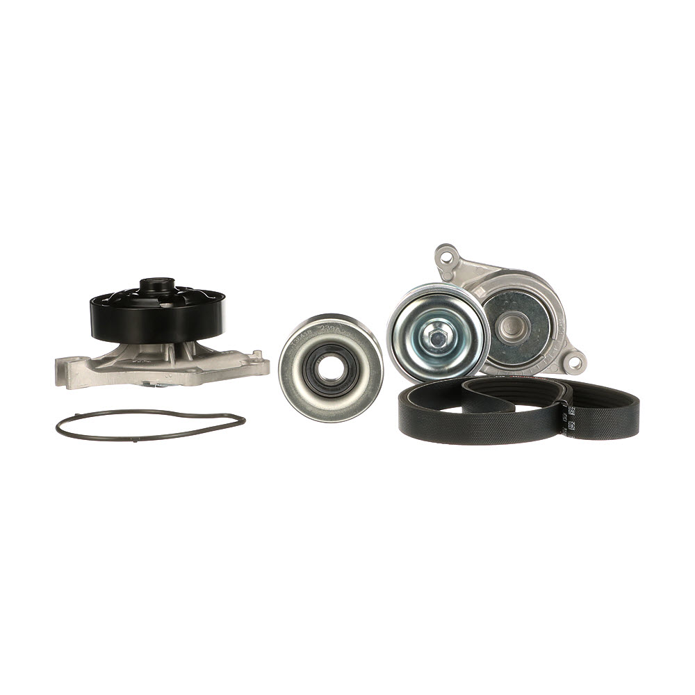 Pompe à eau+Jeu de courroie trapézoïdale à nervures T39103 GATES KP36PK2013