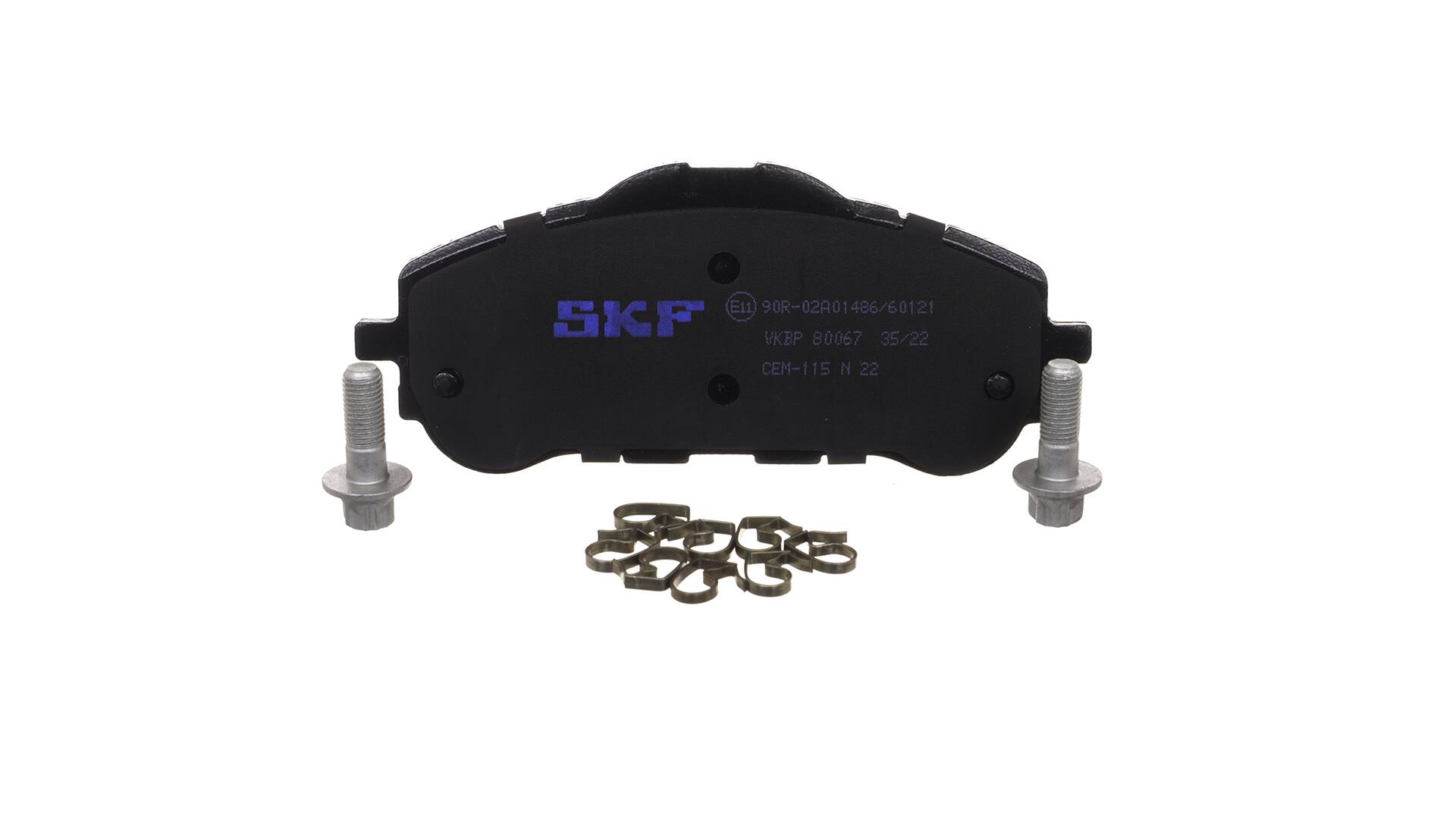 SKF VKBP 80067 Remblokkenset voor schijfrem VAUXHALL Combo Mk4 (E) MPV (X19) 1.2 131 Pk Benzine F 12 XHT (EB2ADTS)