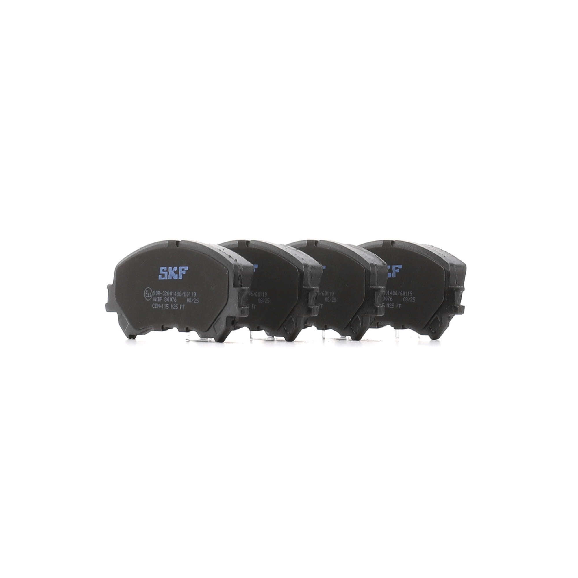 SKF VKBP 80076 Klocki hamulcowe Wys.: 58,6[mm], Grubość: 18,5[mm]