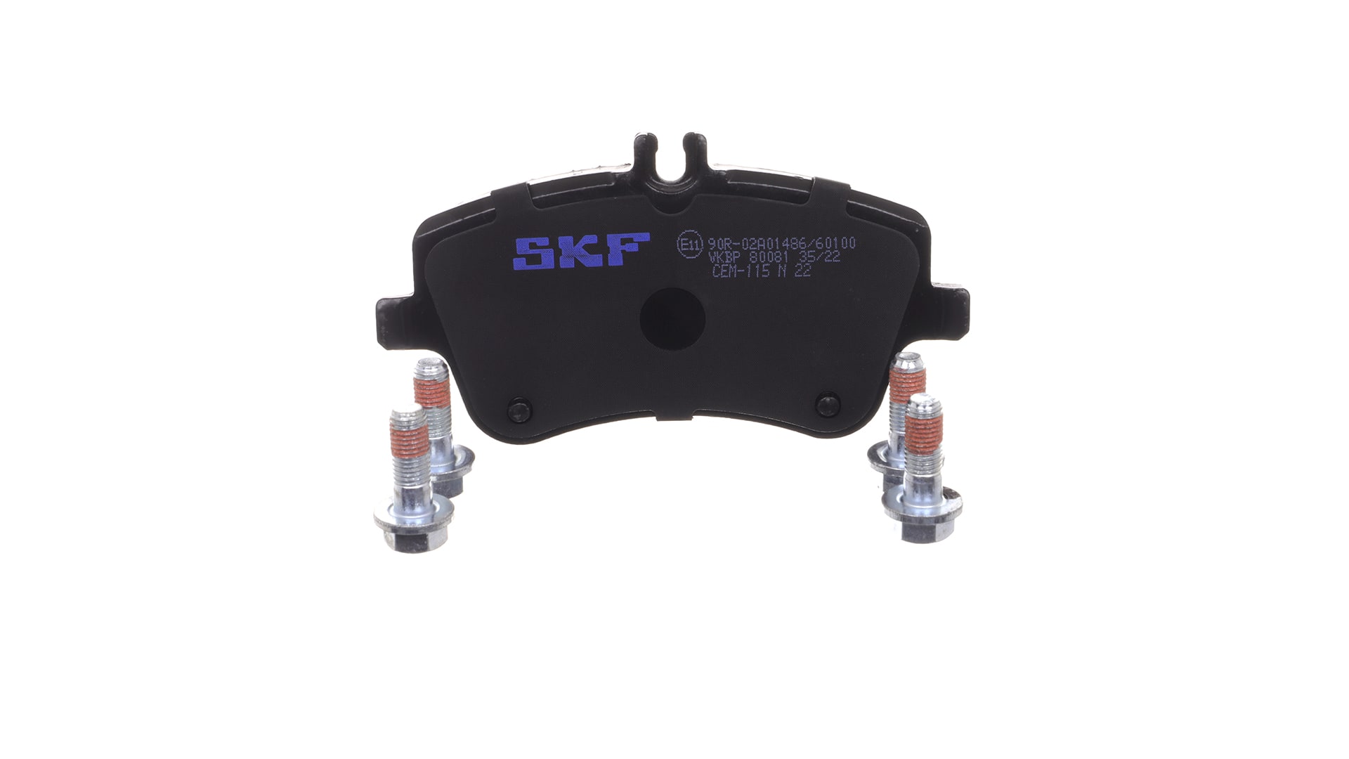 SKF VKBP 80081 Bremseklosser høyde 1: 62mm, høyde 2: 70mm, Tykkelse: 19,5mm