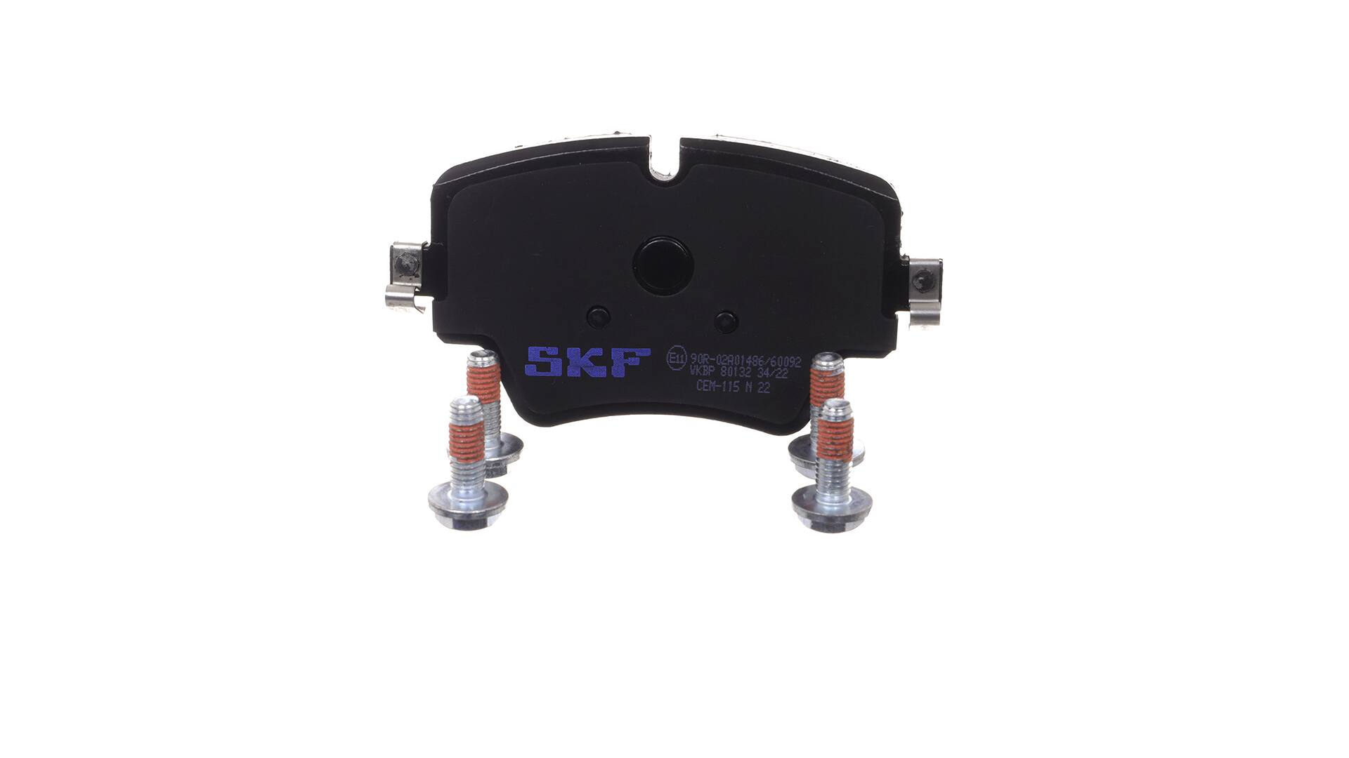 SKF VKBP 80132 Plaquettes de frein Hauteur 1: 70,2mm, Hauteur 2: 74,6mm, Épaisseur: 18,2mm