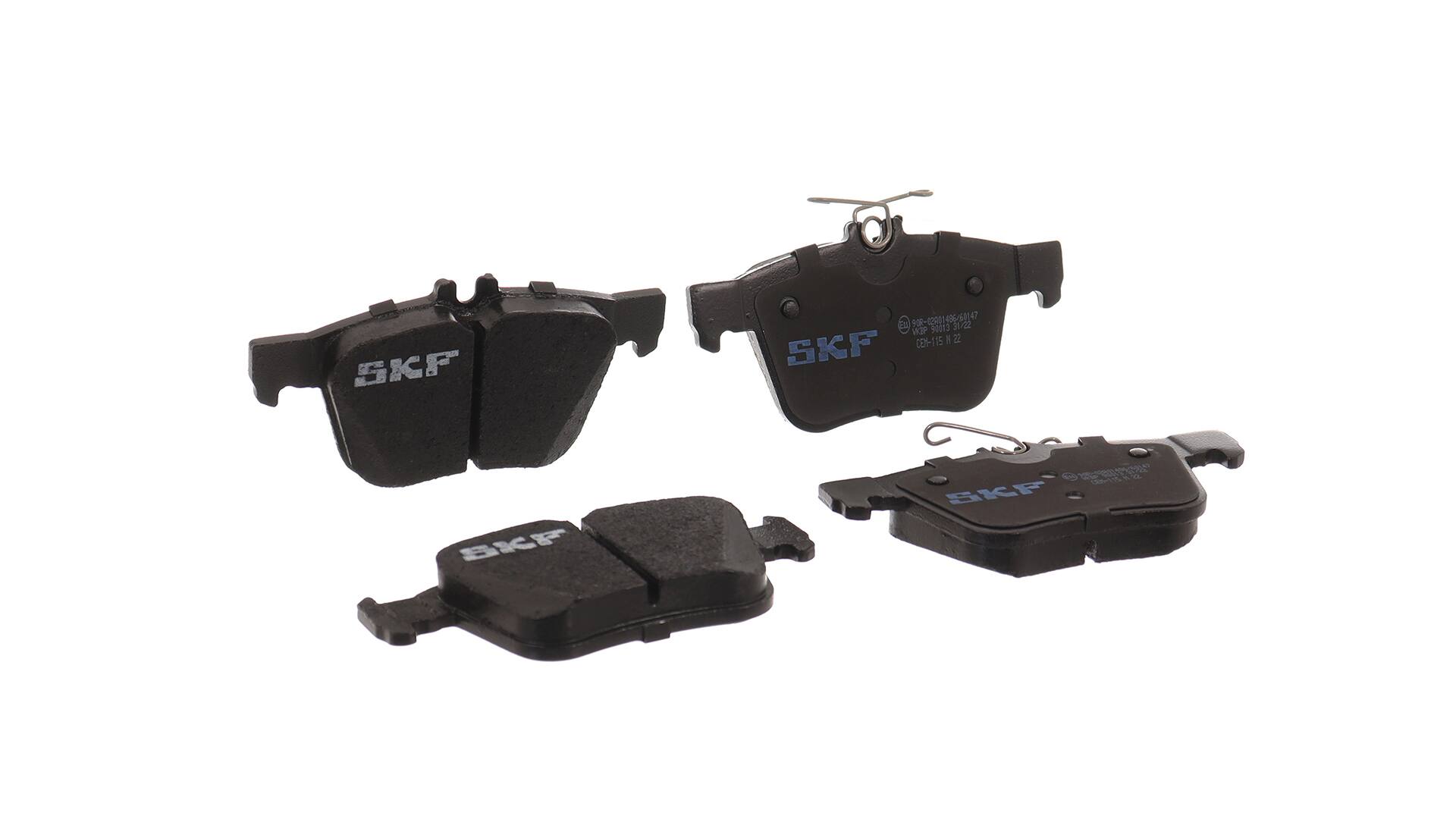 Brake pad set, disc brake SKF 25011 rating