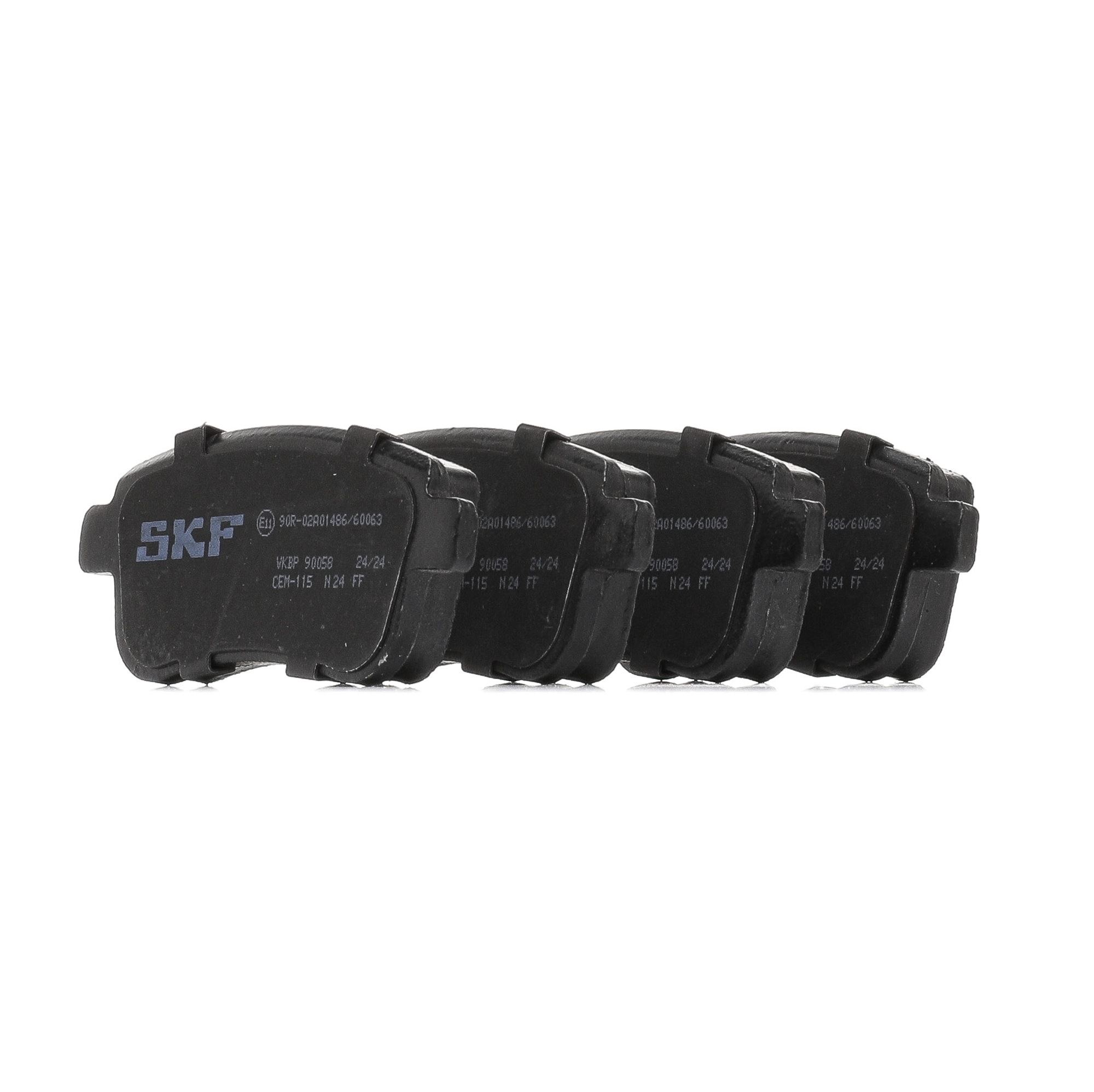 SKF VKBP 90058 Plaquettes de frein Épaisseur: 15,5mm