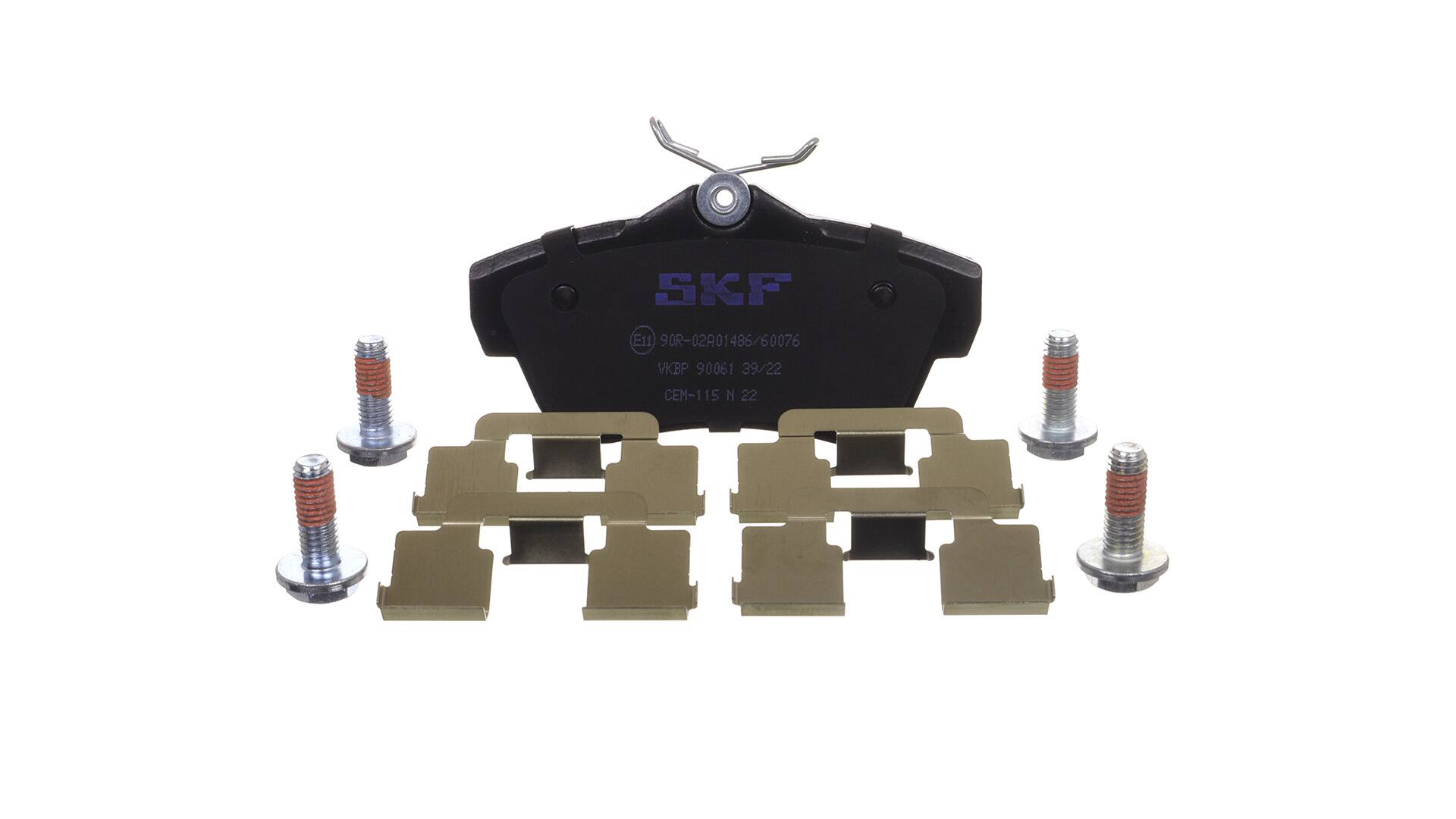 Kit pastiglie freni 4253 67 SKF VKBP90061 FIAT, VOLKSWAGEN, PEUGEOT, CITROЁN, TOYOTA