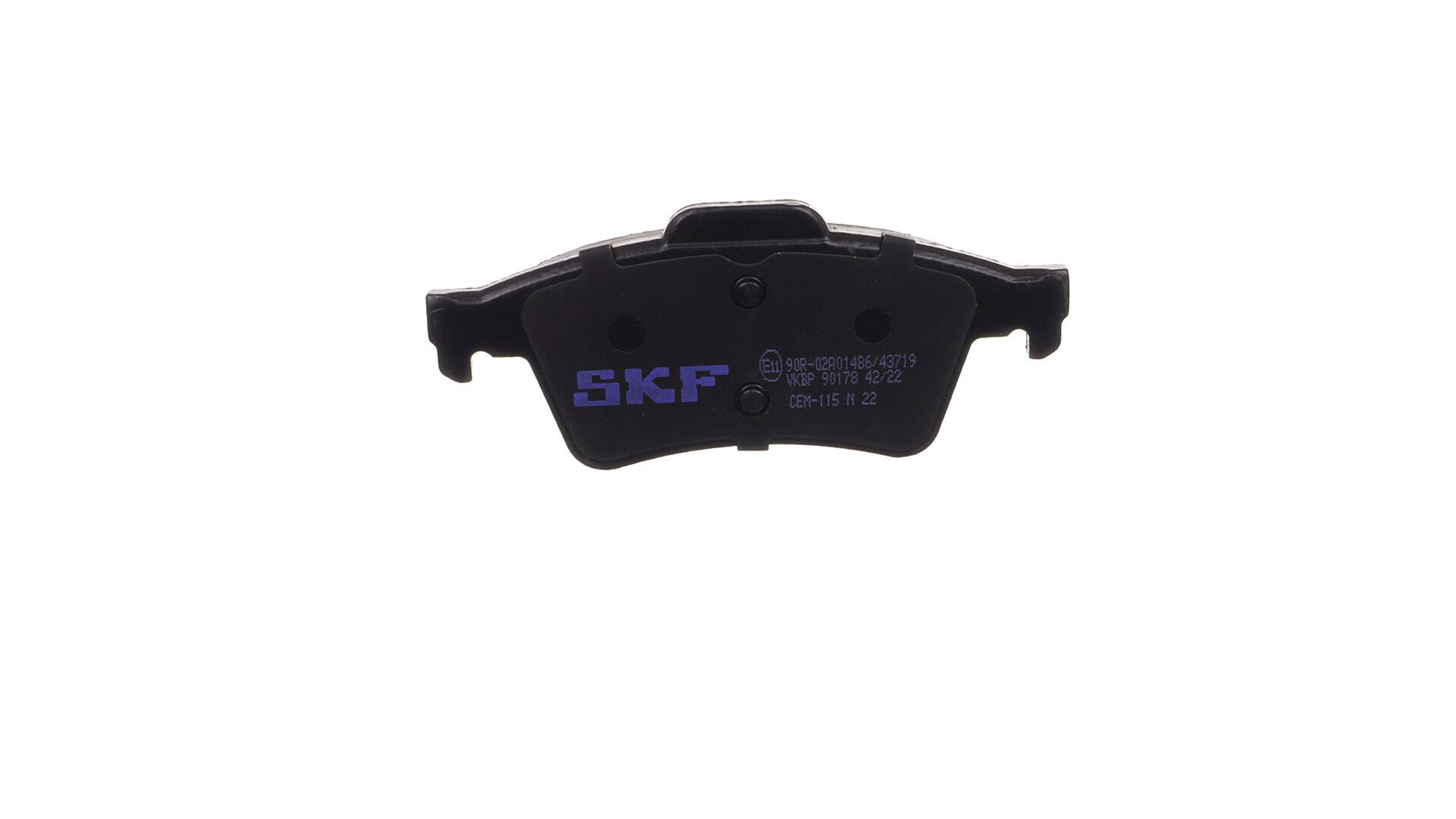 Bremseklodssæt SKF VKBP 90178 Rating