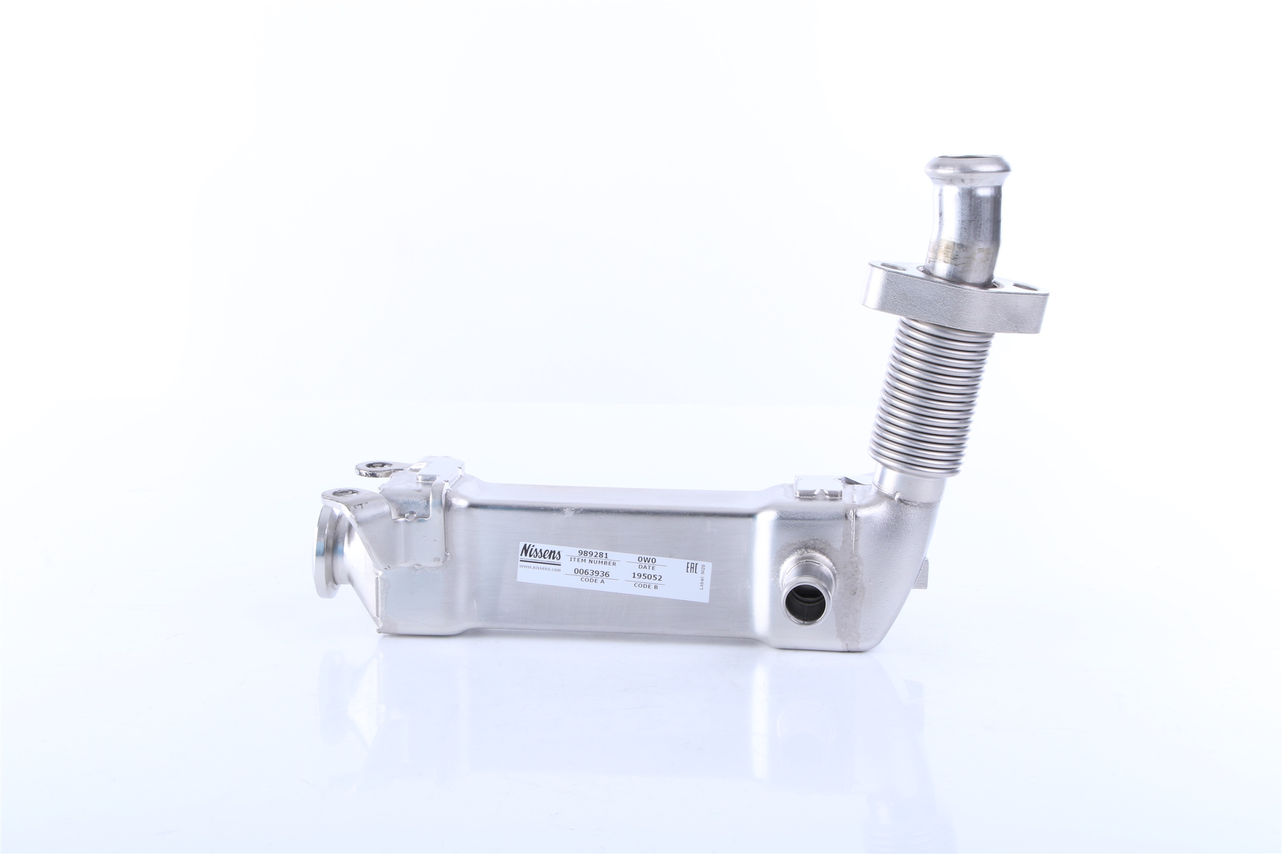OEN 125213 EGR-koeler NISSENS 989281