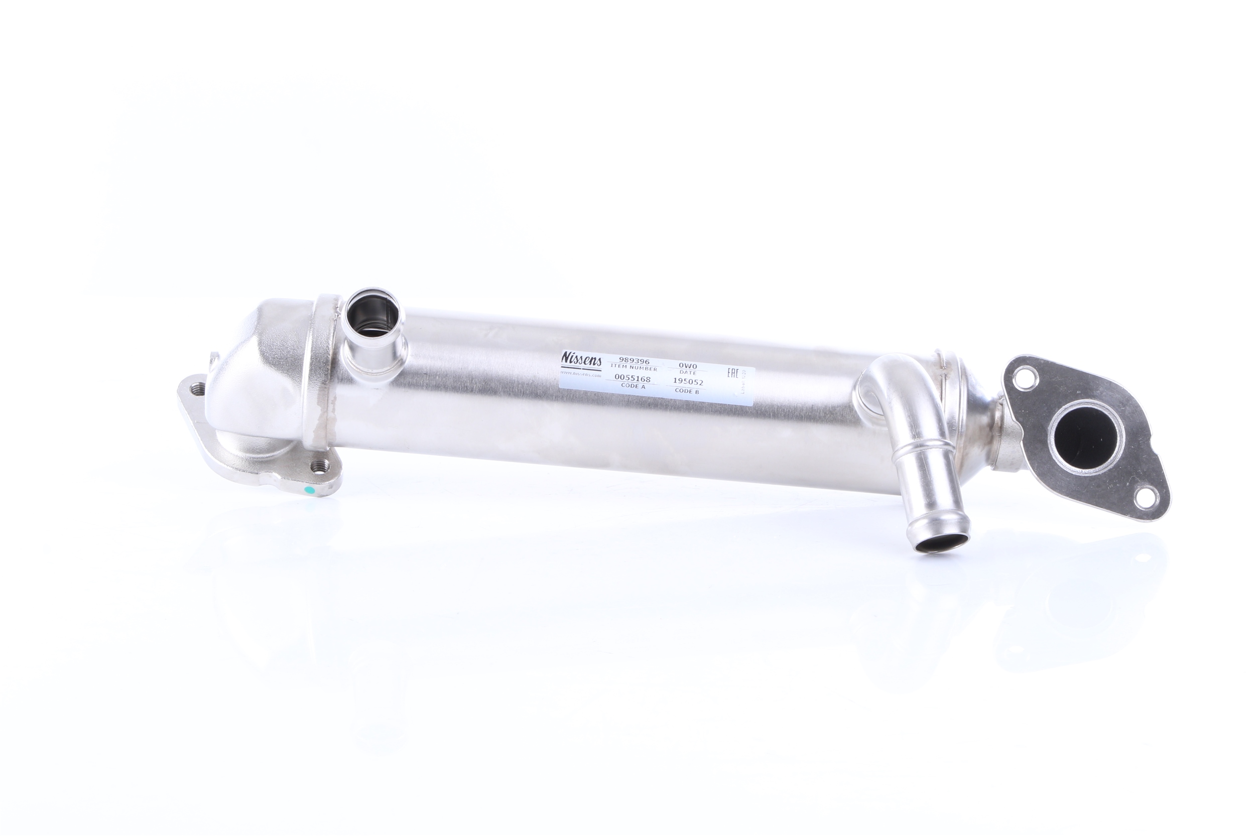 Enfriador EGR 076.131.512F NISSENS 989396 VOLKSWAGEN, SEAT, AUDI, SKODA