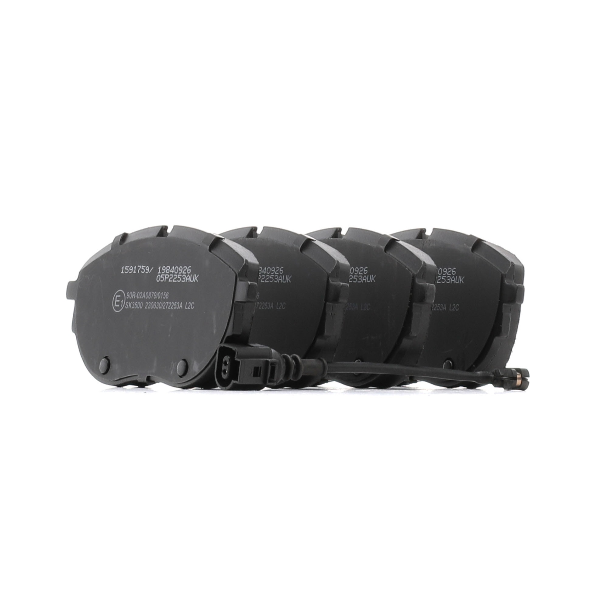 Remblokken 7LA698151A RIDEX 402B2000 VOLKSWAGEN, AUDI, SKODA, SEAT