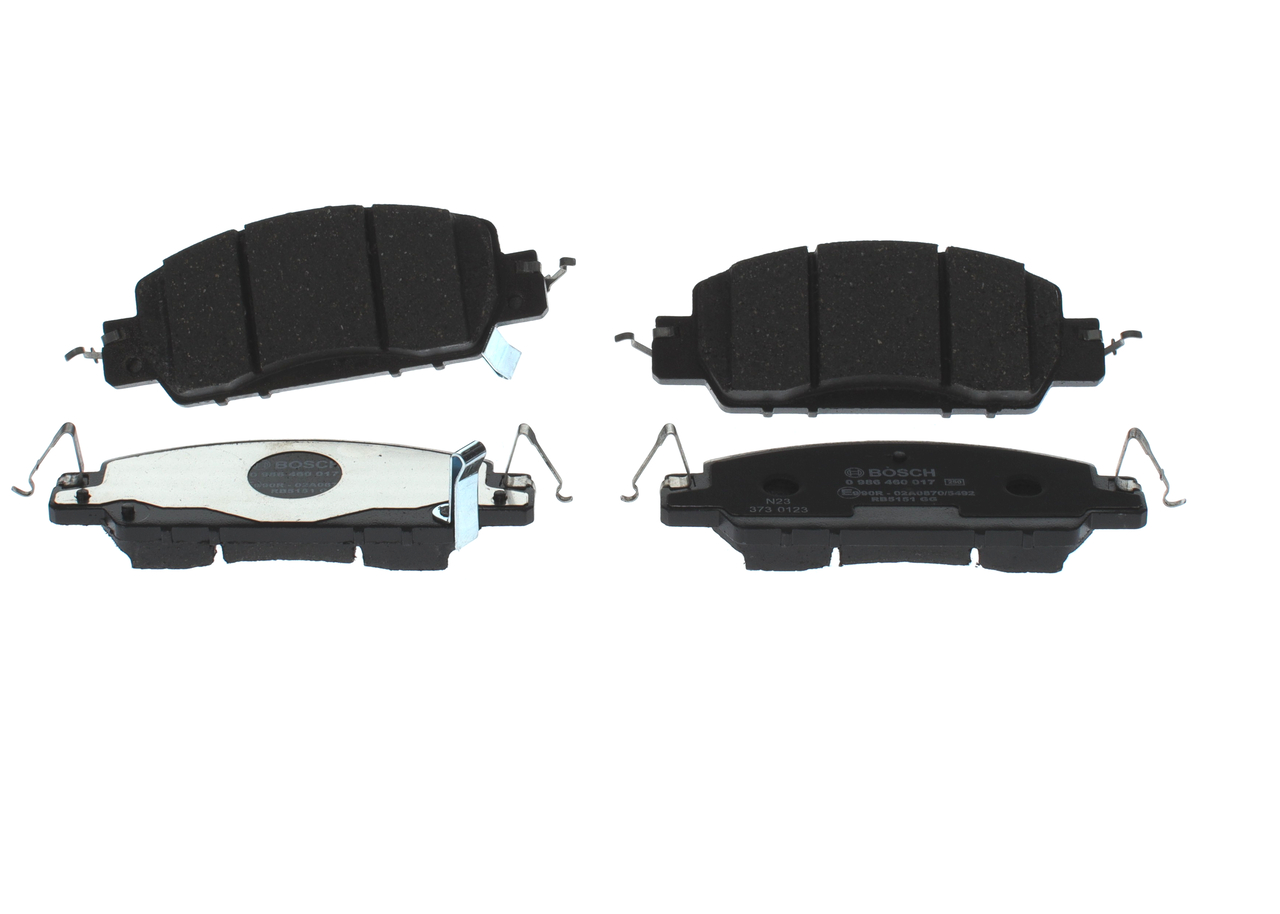 Brake pad set, disc brake BOSCH E9 90R - 02A0870/5492 rating